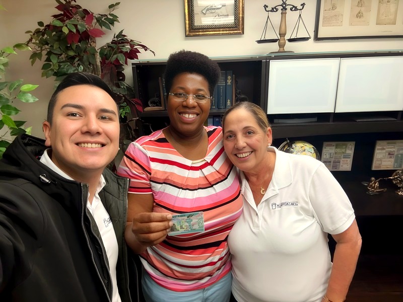 Client Green Card Approval - Almeyda Law Success