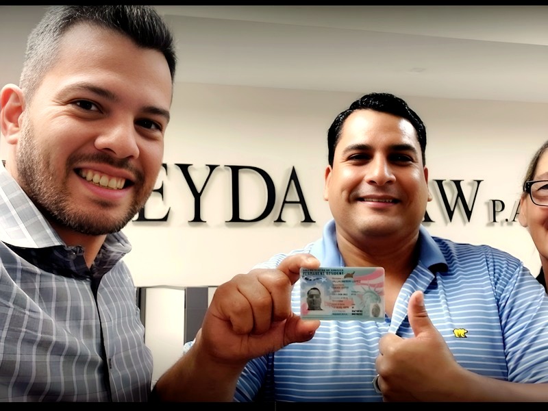 Green Card Celebration - Client Success