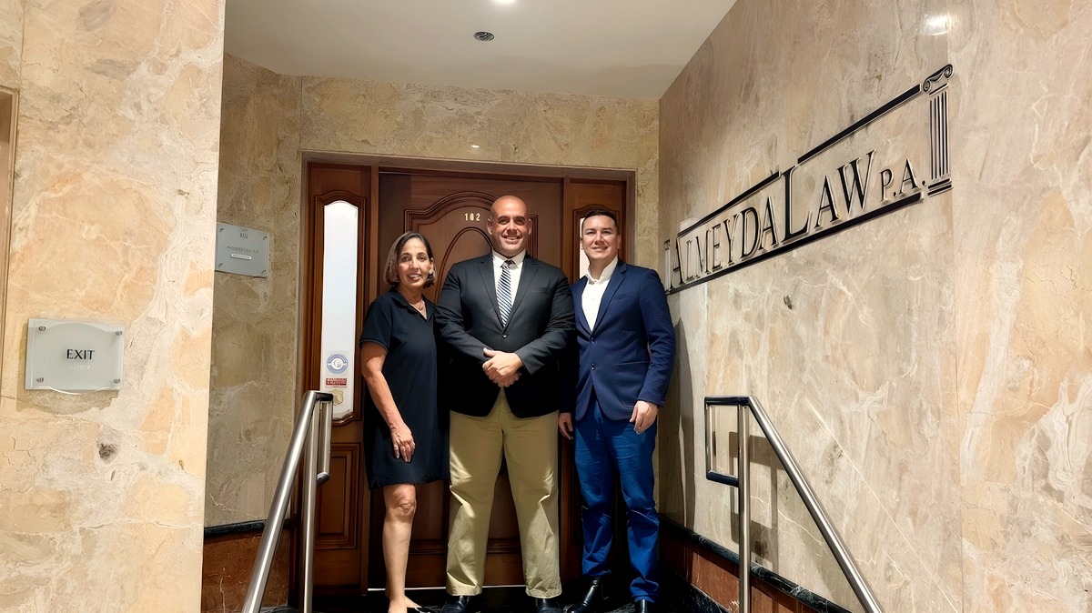Almeyda Law Team at Coral Gables Office